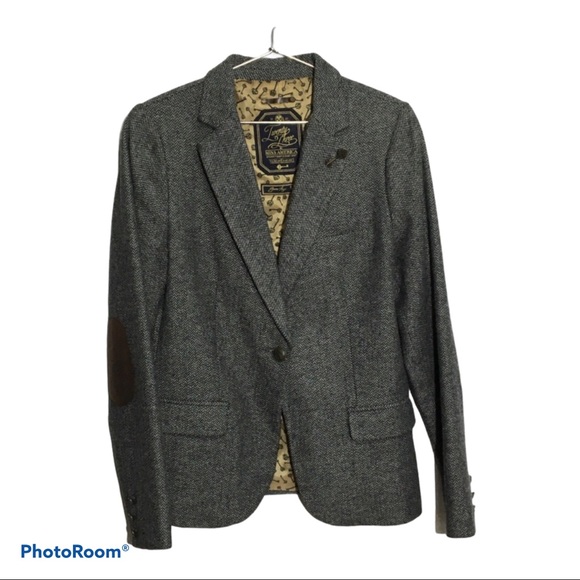 Vintage Jackets & Blazers - Vintage TWENTY THREE Tweed-like Herringbone Blazer